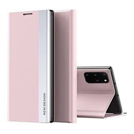 Samsung Galaxy A70 / A70s SM-A705F / A707F, oldalra nyíló tok, rózsaszín