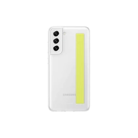 Samsung Galaxy S21 FE Clear Strap Cover, gyári tok, fehér, EF-XG990CW