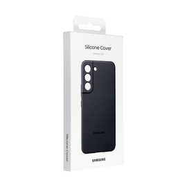 Samsung Galaxy S22 Silicone Cover, gyári szilikon tok, fekete, EF-PS901TB