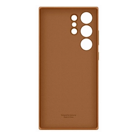 Samsung Galaxy S23 Ultra Leather Cover, gyári bőr tok, barna, EF-VS918LA
