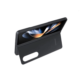 Samsung Galaxy Z Fold4 Slim Standing Cover, gyári szilikon tok, fekete, EF-MF936CB