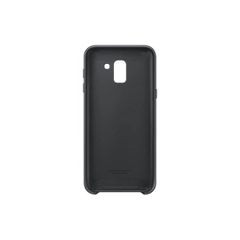 Samsung J600 Galaxy J6 Dual Layer Cover, gyári tok, fekete, EF-PJ600CB