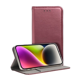 Samsung S24 Smart Magneto flip tok, burgundy