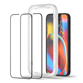 Spigen AlignMaster "Glas.tR" Apple iPhone 13 mini Tempered kijelzővédő fólia (2db)