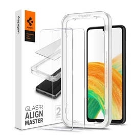 Spigen AlignMaster Samsung Galaxy A33 5G Tempered kijelzővédő fólia (2db)