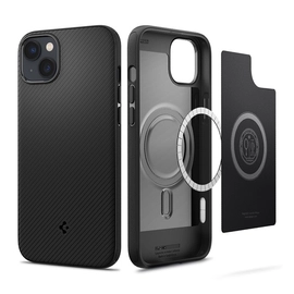 Spigen Core Armor Mag Apple iPhone 14 Plus Matte Black MagSafe tok, fekete