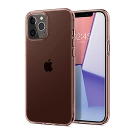 Spigen Crystal Flex Apple iPhone 12 Pro Max Rose Crystal tok, rózsaszín átlátszó