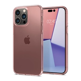 Spigen Crystal Flex Apple iPhone 14 Pro Rose Crystal tok, rózsaszín-átlátszó