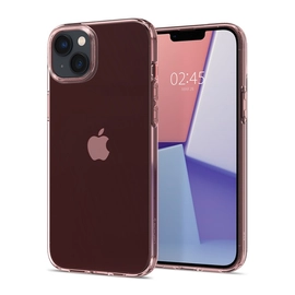 Spigen Crystal Flex Apple iPhone 14 Rose Crystal tok, rózsaszín-átlátszó