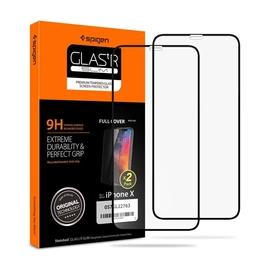 Spigen Glass FC Apple iPhone 11 Pro / Xs/X Tempered kijelzővédő fólia 2db