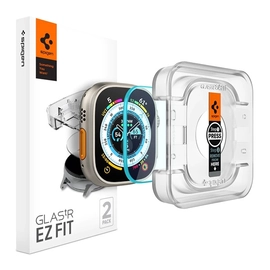 Spigen Glas.tR EZ Fit Apple Watch Ultra (49mm) tempered kijelzővédő fólia (2db)