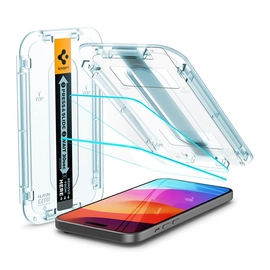 Spigen Glas.tR EZ Fit Apple iPhone 15 Plus, Tempered kijelzővédő fólia (2db)