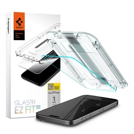 Spigen Glas.tR EZ Fit HD Apple iPhone 15 Pro Max, Tempered kijelzővédő fólia