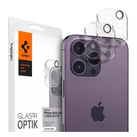 Spigen Glas.tR Optik Apple iPhone 14 Pro/14 Pro Max, Tempered kameravédő fólia (2db)