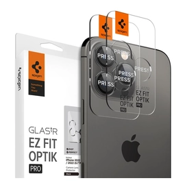 Spigen "Glas.tR SLIM EZ Fit Optik Apple iPhone 14 Plus/14 Tempered kameravédő fólia (2db)