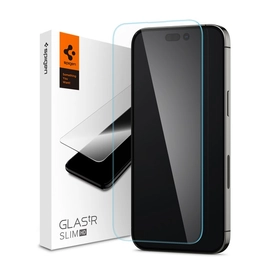 Spigen "Glas.tR Slim HD" Apple iPhone 14 Pro Max Tempered kijelzővédő fólia, átlátszó