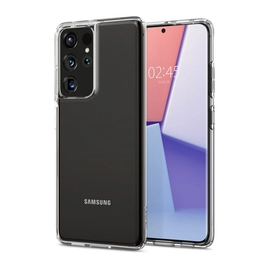 Spigen Liquid Crystal Samsung G998 Galaxy S21 Ultra Crystal Clear tok, átlátszó