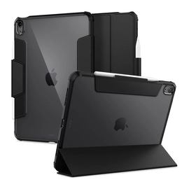 Spigen Ultra Hybrid Apple iPad Air 4 (2020) oldalra nyíló tok, fekete