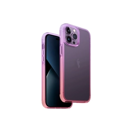 Uniq Combat Duo Apple iPhone 14 Pro, szilikon tok, lila/rózsaszín