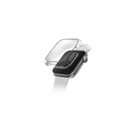 Uniq Garde Hybrid Apple Watch 45mm tok, tempered kijelző fóliával, átlátszó