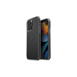 Uniq Hybrid Air Fender Apple iPhone 13 Pro, szilikon tok, fekete-átlátszó