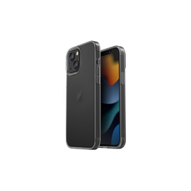Uniq Hybrid Air Fender Apple iPhone 13, szilikon tok, fekete-átlátszó