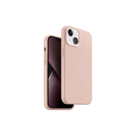Uniq Lino Hue Apple iPhone 14, MagSafe szilikon tok, rózsaszín