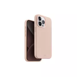 Uniq Lino Hue Apple iPhone 15 Pro Max Magsafe Szilikon tok, rózsaszín