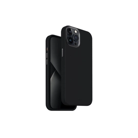 Uniq Lyden Apple iPhone 15 Pro Max Magsafe Bőr tok, fekete
