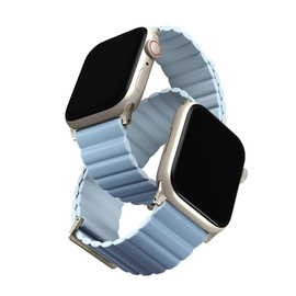Uniq Revix Premium mágneses szilikon szíj Apple Watch 38/40/41mm, arctic kék