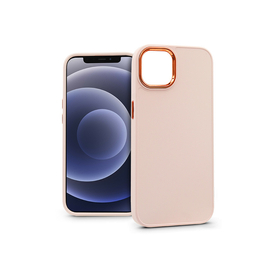Apple iPhone 12/12 Pro szilikon hátlap - Frame - pink
