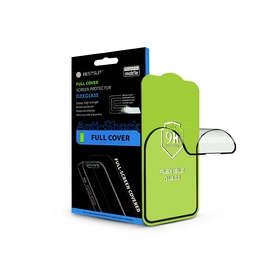 Apple iPhone 14 Pro Max rugalmas üveg képernyővédő fólia - Bestsuit Flexglass 3DFull Cover - fekete