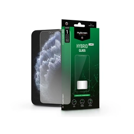 Apple iPhone X/XS/11 Pro rugalmas üveg képernyővédő fólia - MyScreen Protector  Hybrid Glass Lite - átlátszó
