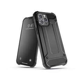 Samsung A336B Galaxy A33 5G ütésálló hátlap - Armor - fekete