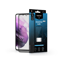 Samsung G996F Galaxy S21+ edzett üveg képernyővédő fólia - MyScreen Protector   Diamond Glass Lite Edge2.5D - black