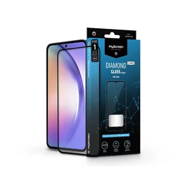 Samsung SM-A556 Galaxy A55 edzett üveg képernyővédő fólia - MyScreen Protector  Diamond  Glass Lite Edge2.5D Full Glue - fekete
