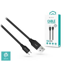 Devia USB - USB Type-C adat- és töltőkábel 1 m-es vezetékkel - Devia Gracious   USB Type-C Cable Fast Charge - 5V/2.4A - fekete