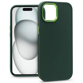Apple iPhone 15 szilikon hátlap - Frame - zöld