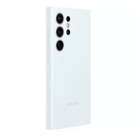 Samsung Galaxy S24 Ultra Silicone Cover gyári szilikon tok, fehér