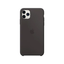 MX002ZM/A Apple szilikon tok iPhone 11 Pro Max készülékhez fekete