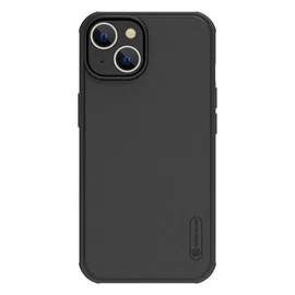 Nillkin Super Frosted PRO tok Apple iPhone 13/14 készülékhez fekete (logó kivágás nélküli)