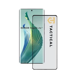 Tactical Glass Shield 5D for Honor Magic5 Lite 5G készülékhez fekete Tactical Glass Shield 5D for Honor Magic5 Lite 5G készülékhez fekete
