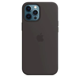 MHLG3ZE/A Apple Silicone Magsafe tok iPhone 12 Pro Max készülékhez fekete