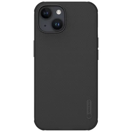 Nillkin Super Frosted PRO Háttali Tok Apple iPhone 15 készülékhez fekete (Logó kivágás nélkül)