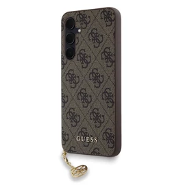 Guess 4G Charm tok Samsung Galaxy A35 5G készülékhez barna