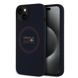Red Bull szilikon Red Ring MagSafe tok iPhone 13 készülékhez tengerészkék