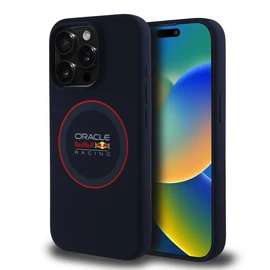 Red Bull Silicone Red Ring MagSafe tok iPhone 15 Pro készülékhez tengerészkék
