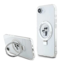 Karl Lagerfeld Ringstand Karl and Choupette MagSafe tok iPhone 16e készülékhez fehér