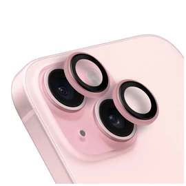 OBAL:ME lencsevédő Apple iPhone 15/15 Plus készülékhez rózsaszín