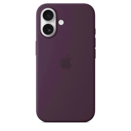 MYY43ZM/A Apple szilikon Magsafe tok iPhone 16 készülékhez szilva